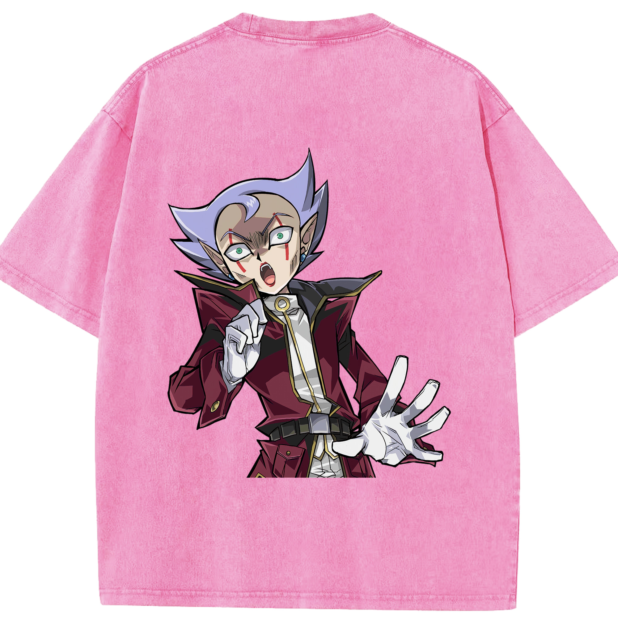 （画像用） 遊☆戯☆王 Yu-Gi-Oh! 綿100% ヴィンテージ風 半袖Tシャツ（背面プリント）